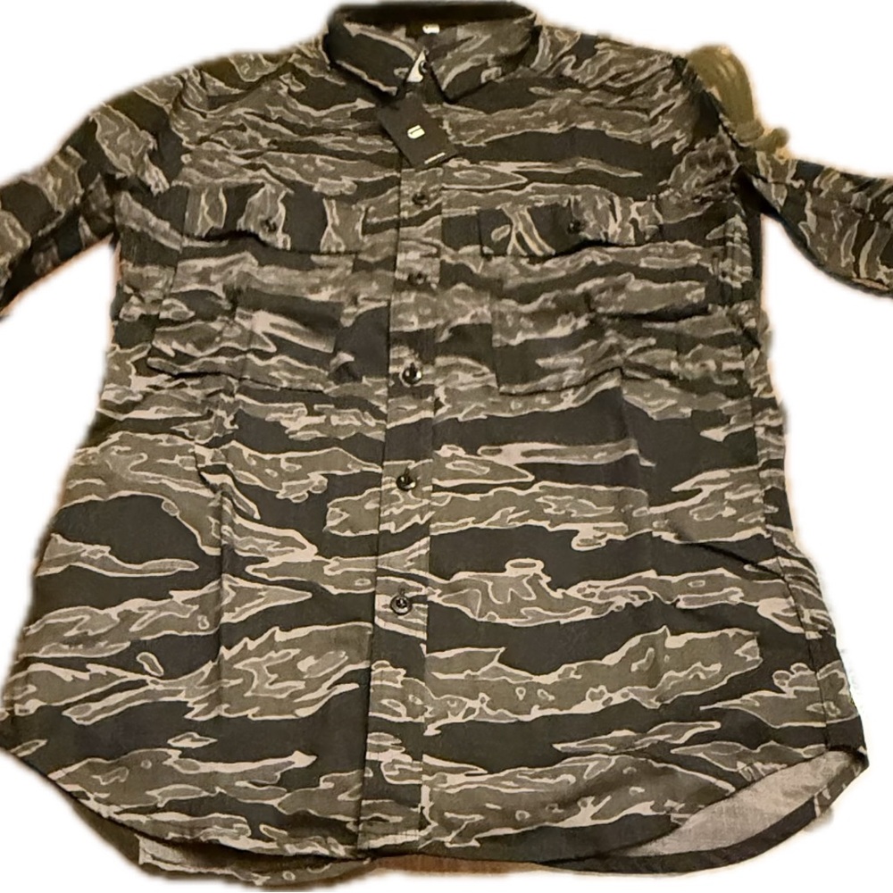 Brand New G-Star Camouflage Pattern Shirt